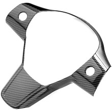 Car Interior Cover for  Model 3 Y 2017-2020 Carbon Fiber Steering Wheel Protective Frame Patch Trim Accessories