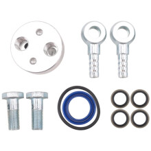 Motorcycle Refit Oil Cooler Adapter Fitting for GY6 100Cc-150Cc 30 x 1.5mm Thread Oil Cooler Kit