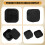 Furniture Risers Adjustable Bed Risers 1.38In Stackable Heavy Duty Bed Lifts Risers Square Bed Raising Blocks 16 Pcs 6