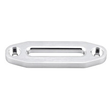 Guia de Corda de Guincho de 6 Polegadas 12000 Hawse Alumínio Fairlead Off Road 4WD Corda Prata Guia de Corda Guia de Fio Prata