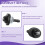 HYPERSONIC 2Pcs Car Universal Windshield Wiper Washer Spray Nozzle 5