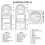 4 Pcs Multifunctional Geometric Ruler Drawing Tools Plastic Ruler Set Mathematics Measuring Circle Drawing Rulers 6