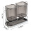 Toothbrush Holders Desktop Organizer Decorative Multipurpose Drain Chopstick Holder Kitchen Spoon Storage Box 7