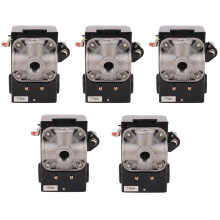 5X Pressure Control Air Compressor 140-175 PSI 4 Port Heavy Duty 26 AMP Black
