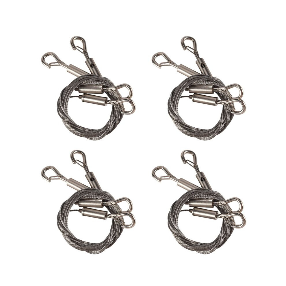 Adjustable Picture Hanging Wire Heavy Duty Supports - 8 Pack Hanging Hardware, 2M X1.5mm Stainless Steel Wire Rope 6032170759826