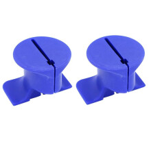 2X Colcolo Metal Stamping Fixture Strike Jig Handguard DIY for Steel Bench Block Hand Stamping - 7X7mm