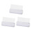 3X Reusable Plastic Chicken Wire Fence Mesh  Durable Hexagonal Mesh DIY Project (White) 1