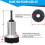 Wheel Hub Resurfacing Set Rust Cleaning Tools Maintenance Brake Disc Rust Removal Tool for Hub Rotor Wheel Rust Removal 6