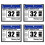 4X 32MB Compact Flash Memory Card for Camera, Advertising Machine, Industrial Computer Card 1