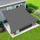 Τετράγωνο πανί ηλίου HDPE με καμπύλη άκρη 20'X20' 185GSM, αναπνεύσιμο στέγαστρο UV με μπλοκ 1