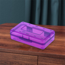 Clear Plastic Pencil Box, 20.3x12.2x5.9cm, Large Capacity Transparent Case, Minimalist Crayon & Marker Organizer
