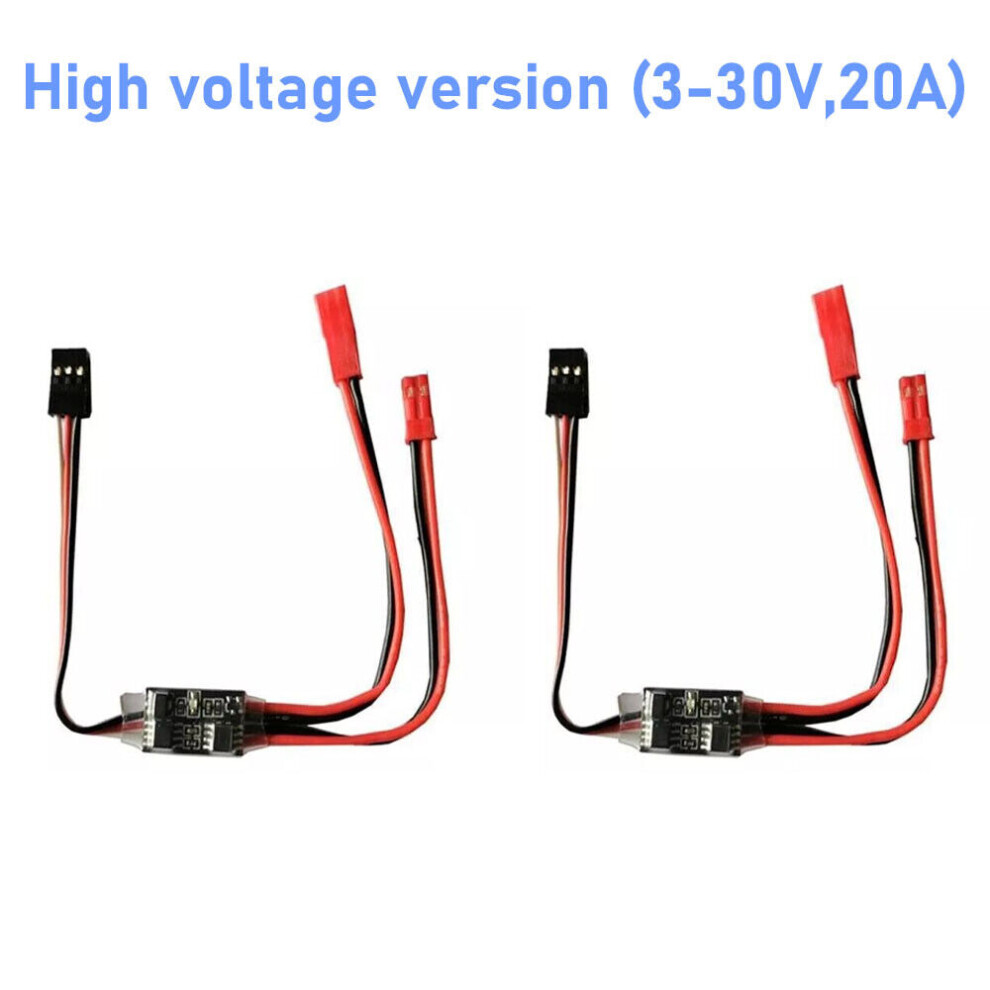 2/4Xrc Remote Controlled Aux On/Off Electronic Switch Jst 2/20A Cables&Y9j7 Q4m9 9365509624838