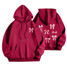 Sweat à capuche oversize pour femme avec imprimé graphique, sweat-shirt d'automne