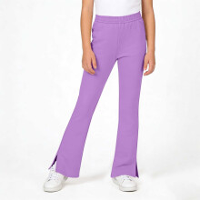 Mädchen Leggings mit hohem Bund und ausgestelltem Bein (1 Paar)