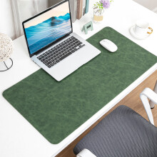 Large Gaming Mouse Pad 40x80cm Non-Slip PU Leather Desk Mat for Computer, Office & School - Durable, Easy to Clean, Spacious Work Surface