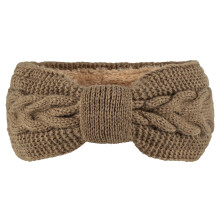 Winter Knit Twist Cable Head Wraps Fuzzy Lined Headband Knotted Crochet Turban Thick Ear Warmer Elastic Hair Band Accessories for Girls Women