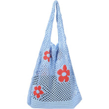 Sac cabas au crochet style Fairycore, sac hobo pour femme, sac cabas esthétique Fairy Grunge, accessoires Fairy Grunge