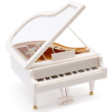 Klavier-Spieluhr, Aufzieh-Spieluhr, klassische Spieluhr als Geburtstagsgeschenk für Mädchen oder als Schreibtischdekoration