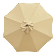 Umbrella Replacement Canopy UV Protection Outdoor Garden Patio Backyard Parasol Market Table Top Umbrella Replacement Fabric Cloth Cover