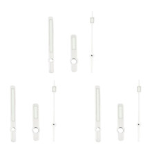 3X 62MAS Solid Watch Hands Fit NH35 NH36 ETA2824 2836 ST2130 Movimento Giappone C3 Super Verde Lume Tridimensionale