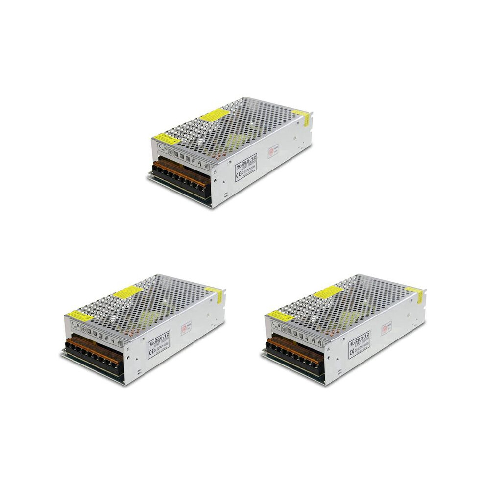 3X 12V 20A 240W Power Supply Transformer Ac 110V / 220V To 12V 20Amp Switching Adapter Converter Led(20A) 6031417142667