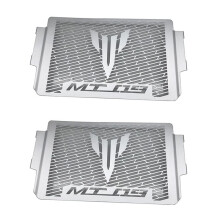 2X Radiator Guard Engine Cooler Grille Cover Protection for MT09 MT-09 2021 2022 Silver