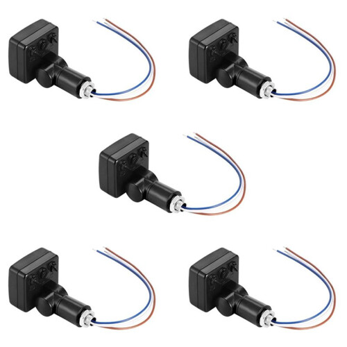 5X 220V  Human Body Infrared Sensor Infrared Body Sensor  LED Flood Light PIR Motion Sensor Adjustable Black