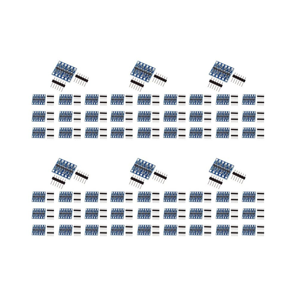 60Pcs 4 Channel Iic I2c Logic Level Converter Bi-Directional Module 3.3V To 5V Shifter For (Pack Of 60) 4712523457174