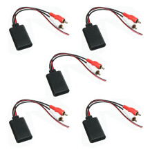 5X Universal Car RCA USB Adapter Wireless  Receiver Home Media AUX  Audio Device Audio Cable