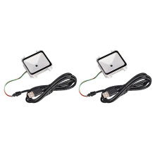 2X GeïNtegreerde 2D-Barcodescanner USB QR-Barcodelezer RS232 TTL-Interfacekiosk Kleine Barcodeprinter met Vaste Installatie