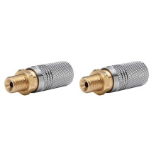2X Metall Erweitert PCP Luft Aufladen Schnelle Veröffentlichung Adapter Buchse 1/8 BSP Werkzeug Zubehör