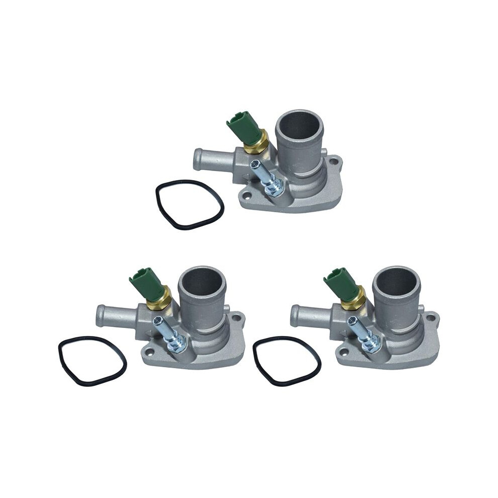 3X Engine Coolant Thermostat Car Thermostat 55202176 55194029 For Punto 6033930494667