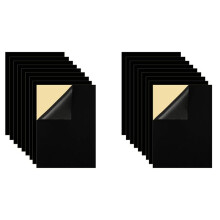 20 Piezas Tela de Fieltro Autoadhesiva, Forro de Cajón de Terciopelo Suave, Tela de Terciopelo DIY para Arte Y Manualidades, Forro de Fieltro para