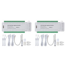 2X Trapp LED-RöRelsesensor Controller Stair Induction Controller LED Strip Dimmer Trappljuskontroller