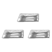 3X for for Octavia 2001 2002 2003 2004 Left Headlight Shell Lamp Shade Transparent Lens Cover Headlight Cover