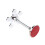 360 Rotating Car Phone Holder with Secure Suction Mount for Dashboard, Universal Silver Stand 2