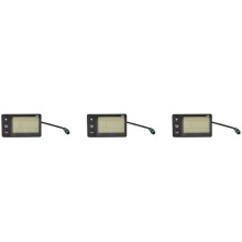 3X S866 Elektrofahrrad LCD-Display E-Bike Elektroroller Display Meter Bedienfeld mit Wasserdichtem Stecker