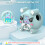 Silicone Case Mouse Shape Shockproof ScratchResistant Cover with Lanyard Blue 2