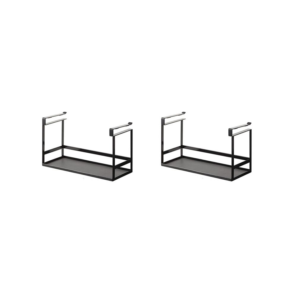 2X Under-Shelf Spice Organizer Cabinet Hanger Shelf Seasoning Bottle Holder Closet Storage Basket Kitchen Accessories 6032646149427
