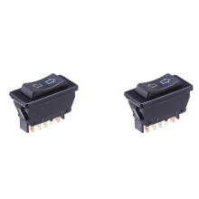 2X Universal Electric Power Window Button 5 Pin 20A 12VDC for Car Truck Vehicle