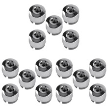 7L6 601 173A 2ZZ 15 StüCk Chrom Rad Bolzen Mutter Kappe Abdeckung für 2004-2017 7L6601173A