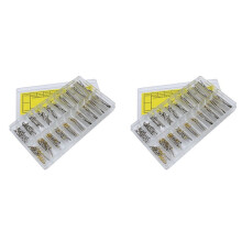 400Pcs 10-28mm Watch Strap Link Pins Connection Fixed Shaft Stainless Steel Ear Rod Watch Bolt Hand Repair Tool Set