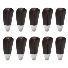 10X Car Automatic Gear Shift Knob Shifter Lever Dark Wood for Land LC200 2008 - 2020