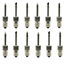 4X USB-LöTkolbenkopf E10-Schnittstelle Akku LöTkolben LöTkolbenkopf LöTkolbenkopf mit Gewinde (Spitz)