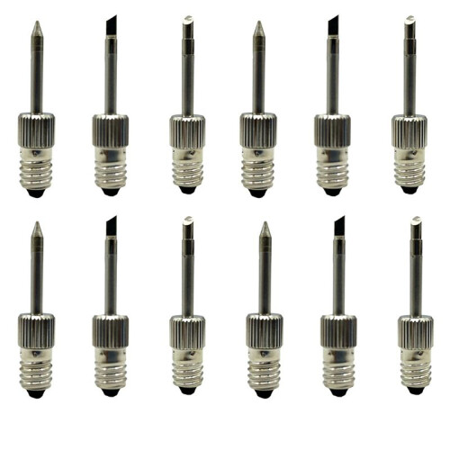4X USB Soldering Iron  E10 Interface Battery Soldering Iron  Threaded Soldering Iron (Pointed)