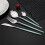 16Pcs  Silver Dinnerware Stainless Steel Cutlery Set Knife Tea Spoon Dinner Flatware Set Kitchen SilverwareTableware 4