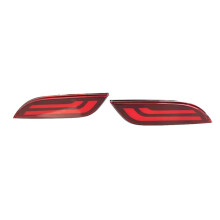 Car LED Rear Bumper Lights Dynamic Turn Signal Light Brake Light Reflector Light for  Spark 2010-2015