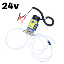 24V Electric Scavenge Suction Transfer Change Pump Oil Transfer Pump 1-4L/Min Motor Oil Extractor Pump for Car