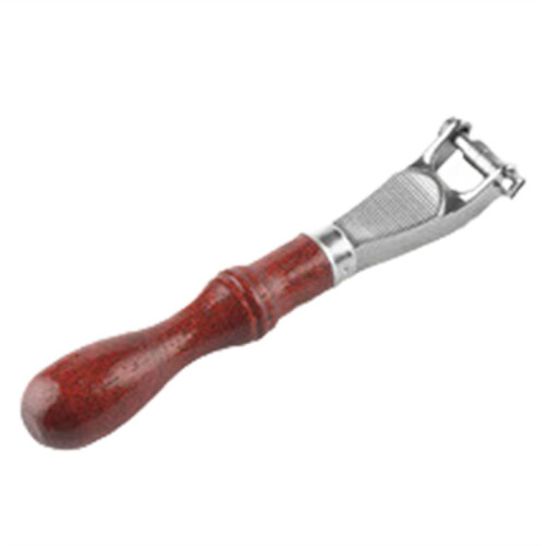 Large Leather Embossed Wheel Handle Leather Roller Wood Handle DIY Handmade Leather Embossed Tool Manual Tool