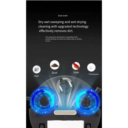 Sweeping Robot Intelligent Household Vacuum Cleaner USB Charging Fully Automatic Vacuuming, Sweeping and Mopping Machine 1